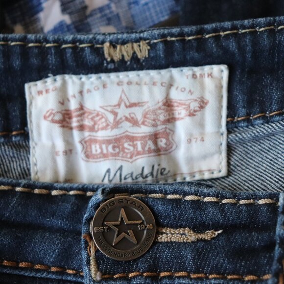 big star cropped / capris * jeans * MADDIE *  size 29 * euc - Picture 14 of 16